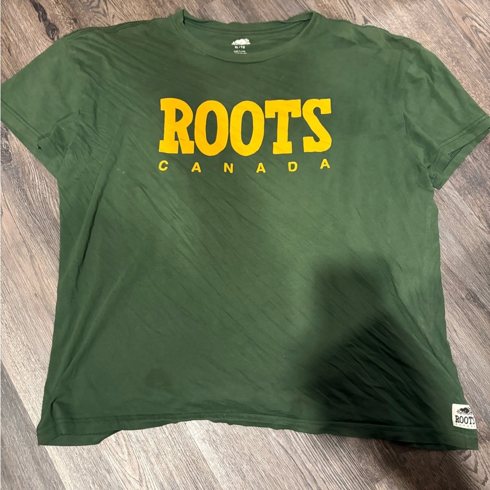 Roots Forest Green Tee